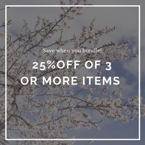 Bundle discount!